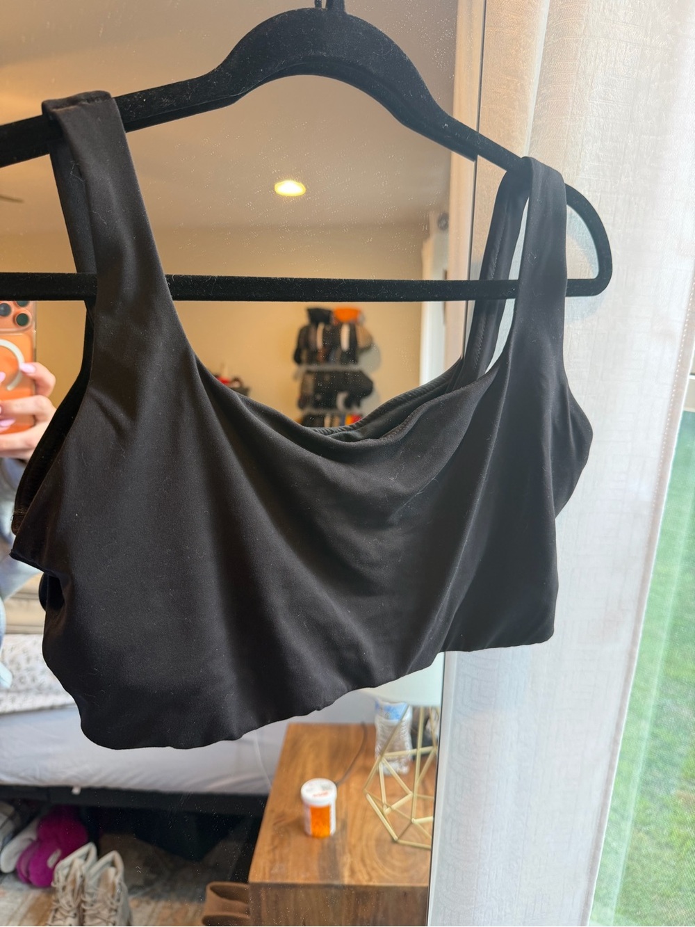 Aerie Black Scoop Sports Bra